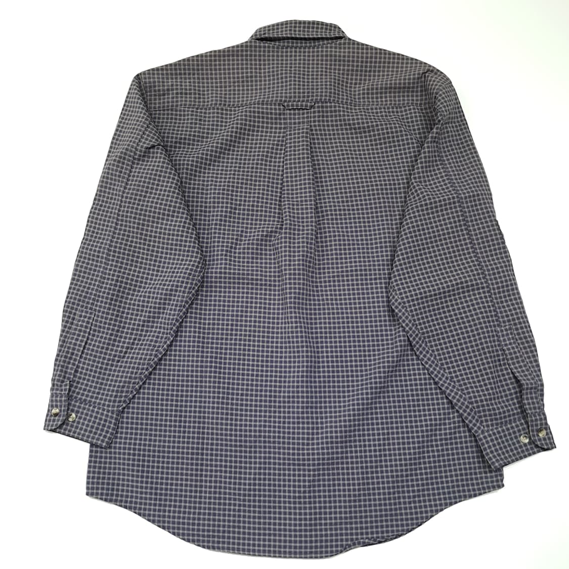 CL879 M 엘엘빈 90s 올드네이비 스몰 체크 시어서커 셔츠 남방 상품이미지7
