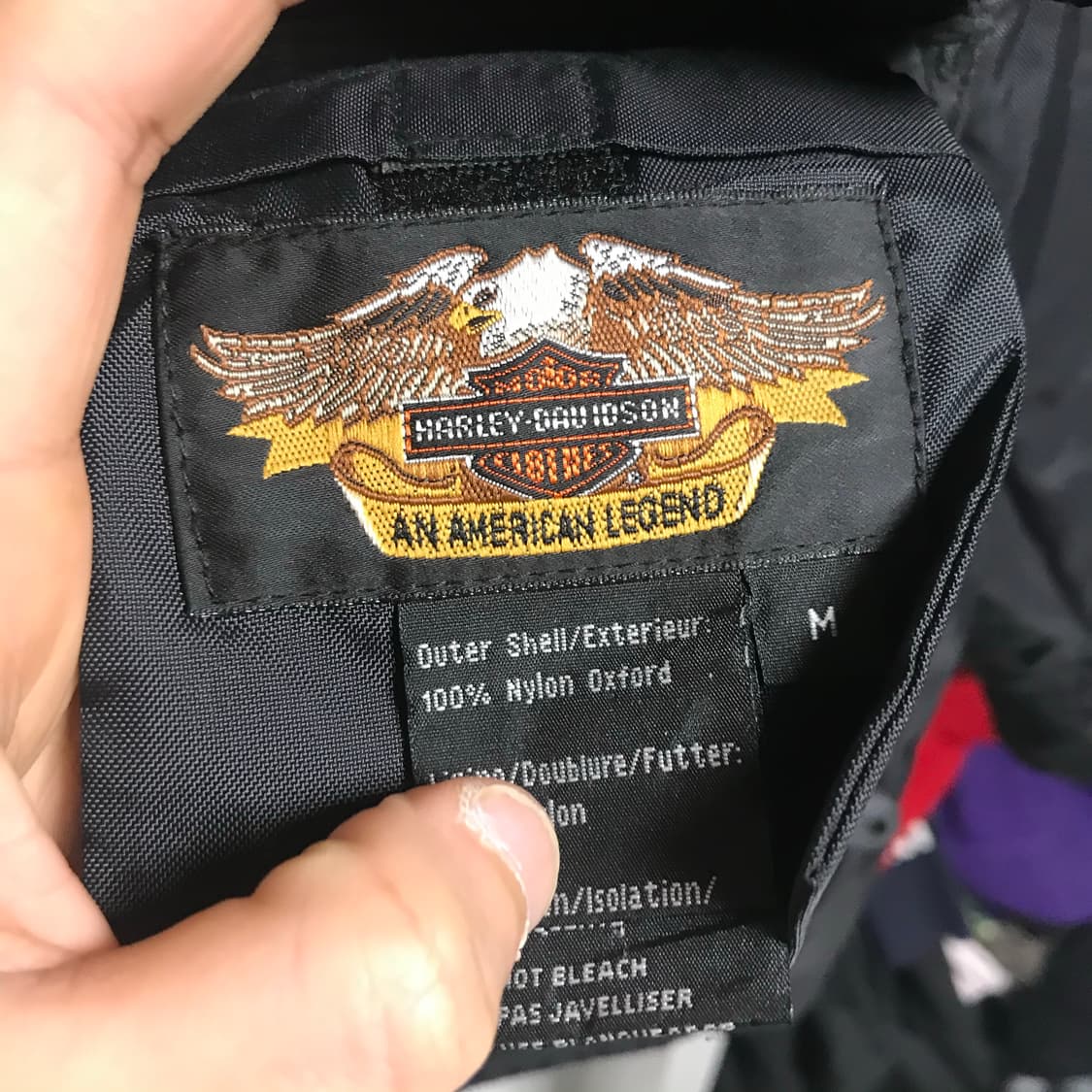 할리데이비슨 90s 레트로 양면 리버시블 자켓(검정 상태가 안좋아서 단면 상품이미지6