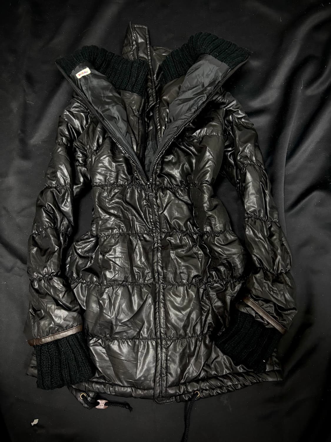 Rare Design Draped Padded Side Zip Detai 상품이미지9