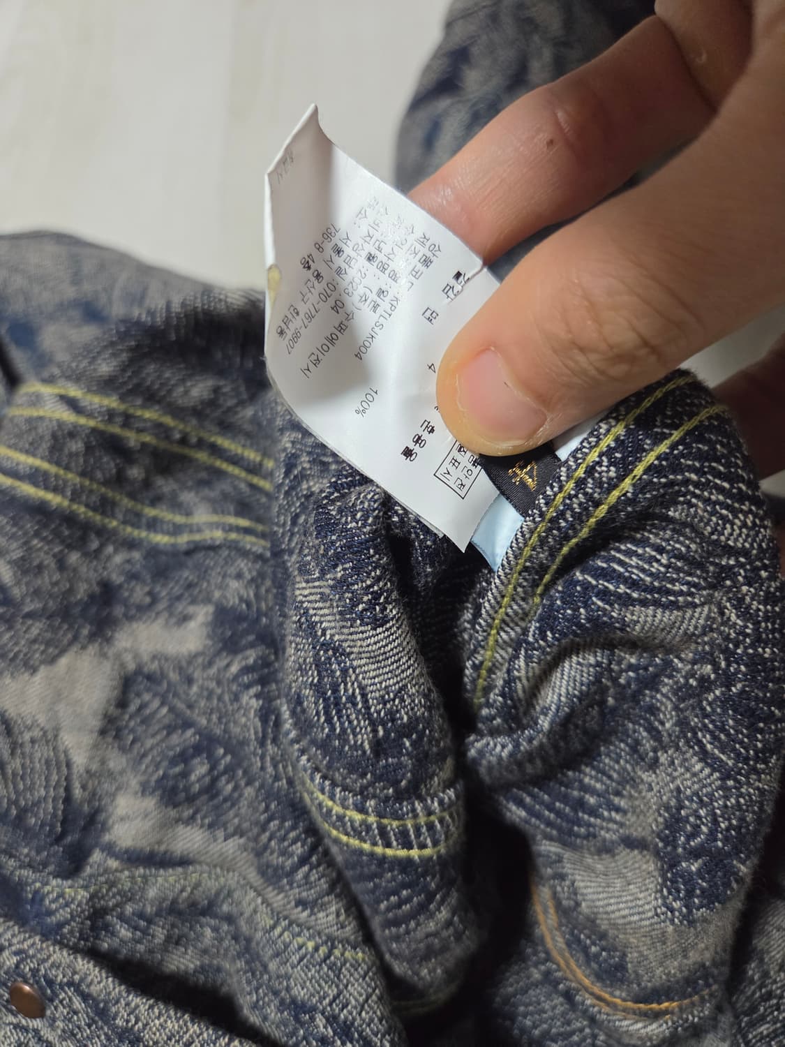 캐피탈 페더 데님 자켓 4사이즈 상품이미지2