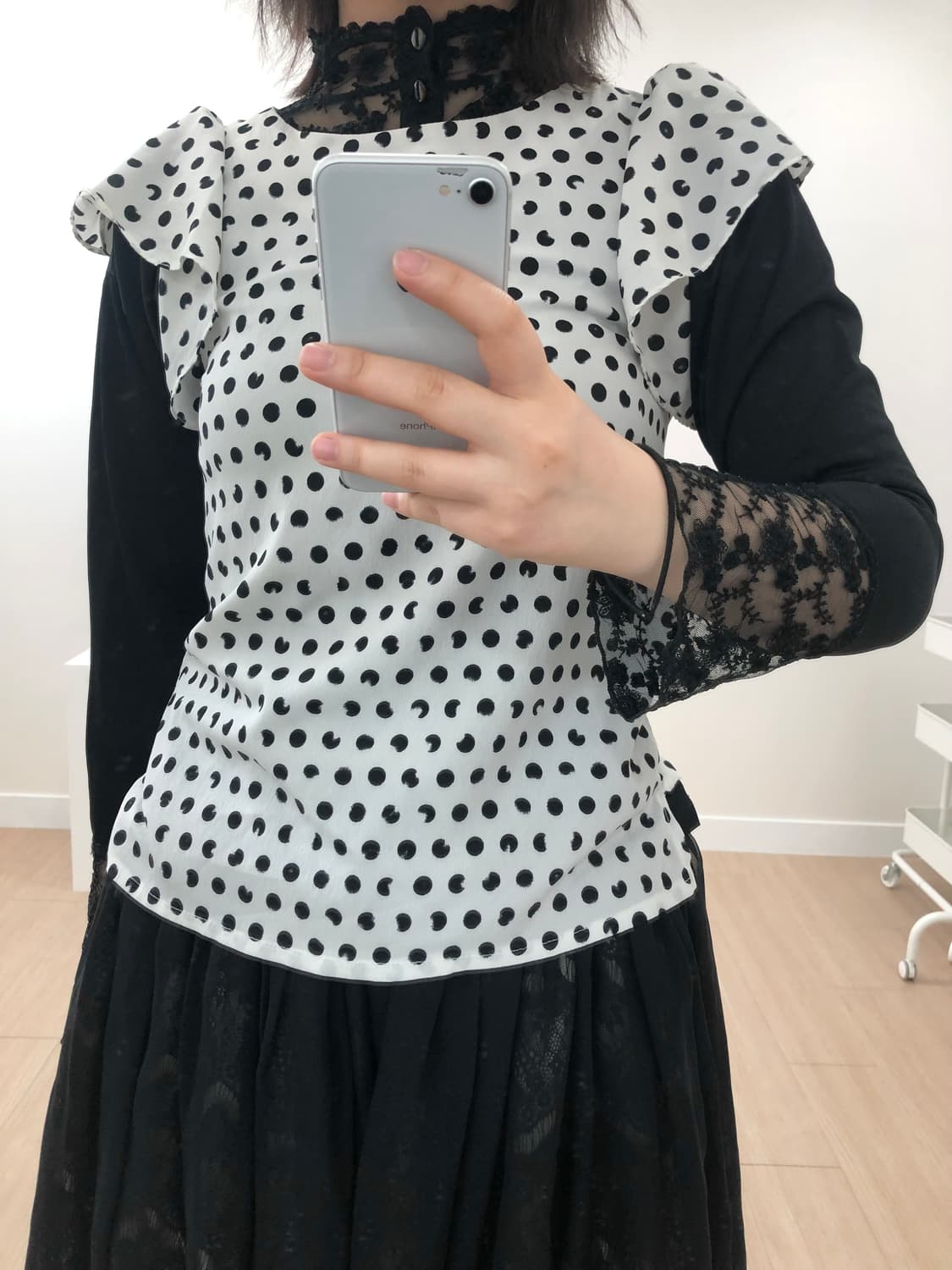 도쿄st 도트 블랙 & 화이트코디 상품이미지4