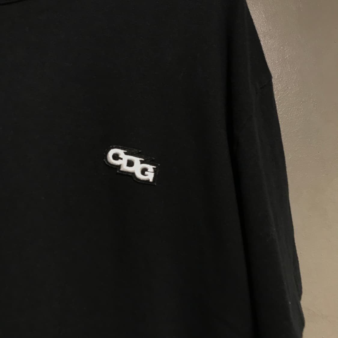 꼼데가르송 CDG 블랙 반팔 티셔츠 S 상품이미지4