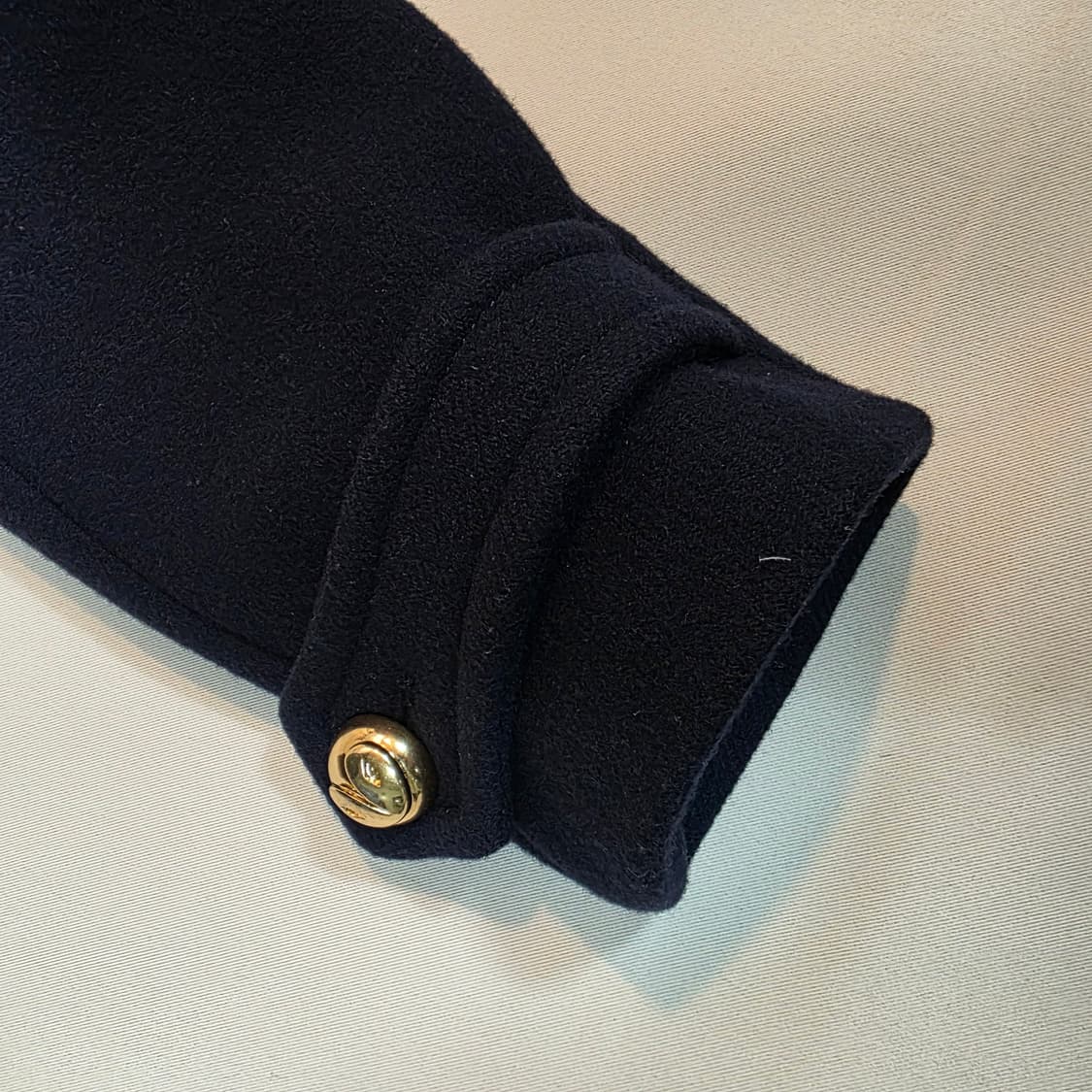 LUCKYCHOUETTE 네이비 울 코튼 코트 | Women 36 상품이미지6