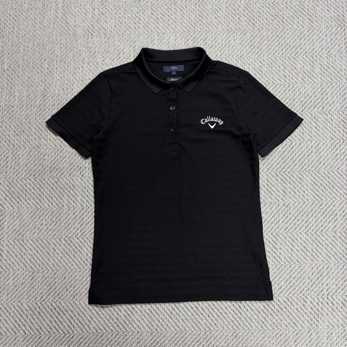 (95)캘러웨이 블랙 폴로티 상품이미지1