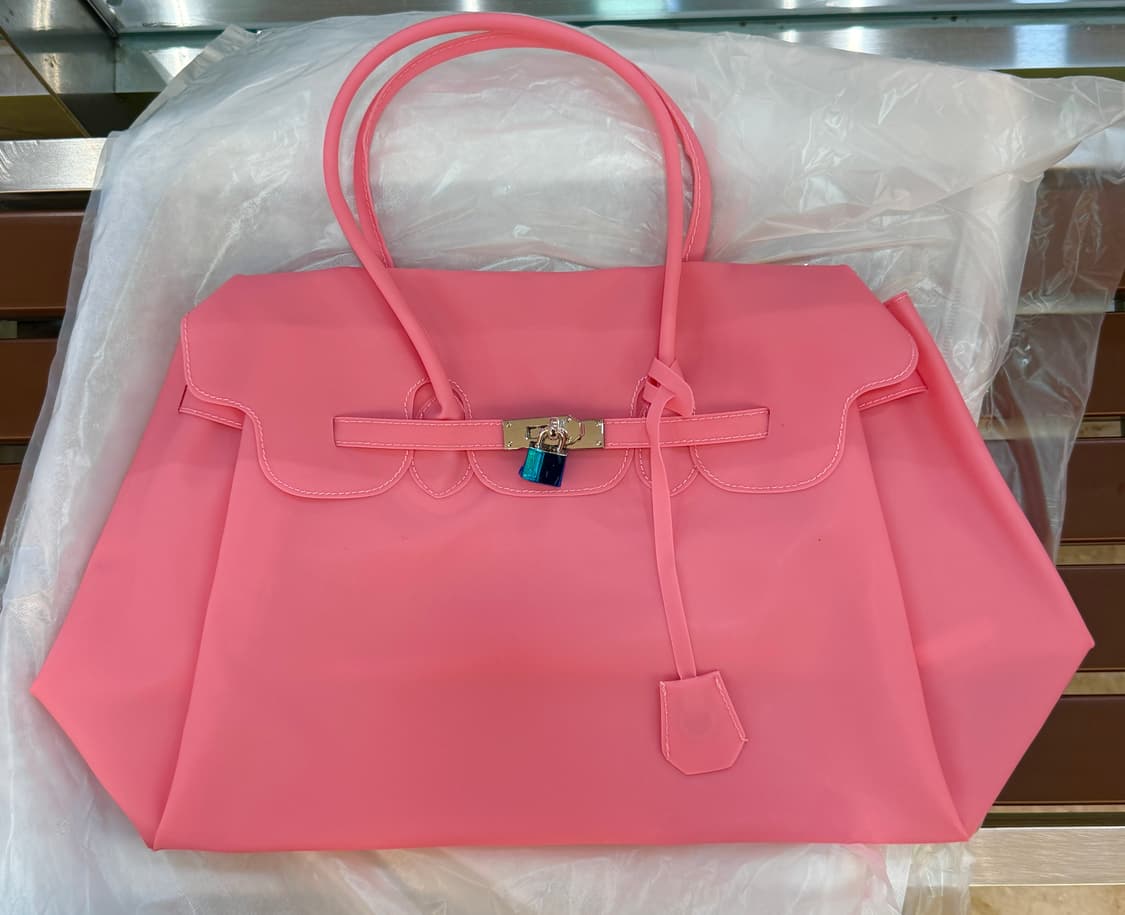 키키 젤리 버킨백 핫핑 새상품👜💕 상품이미지1