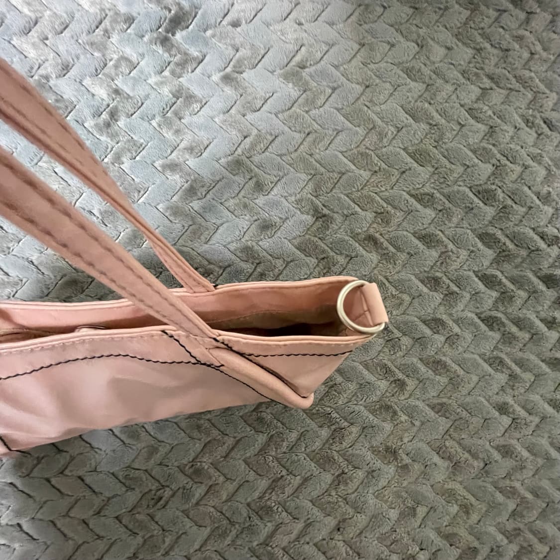 [무배] 마뗑킴 미니 코팅 토트백 크로스백 상품이미지5