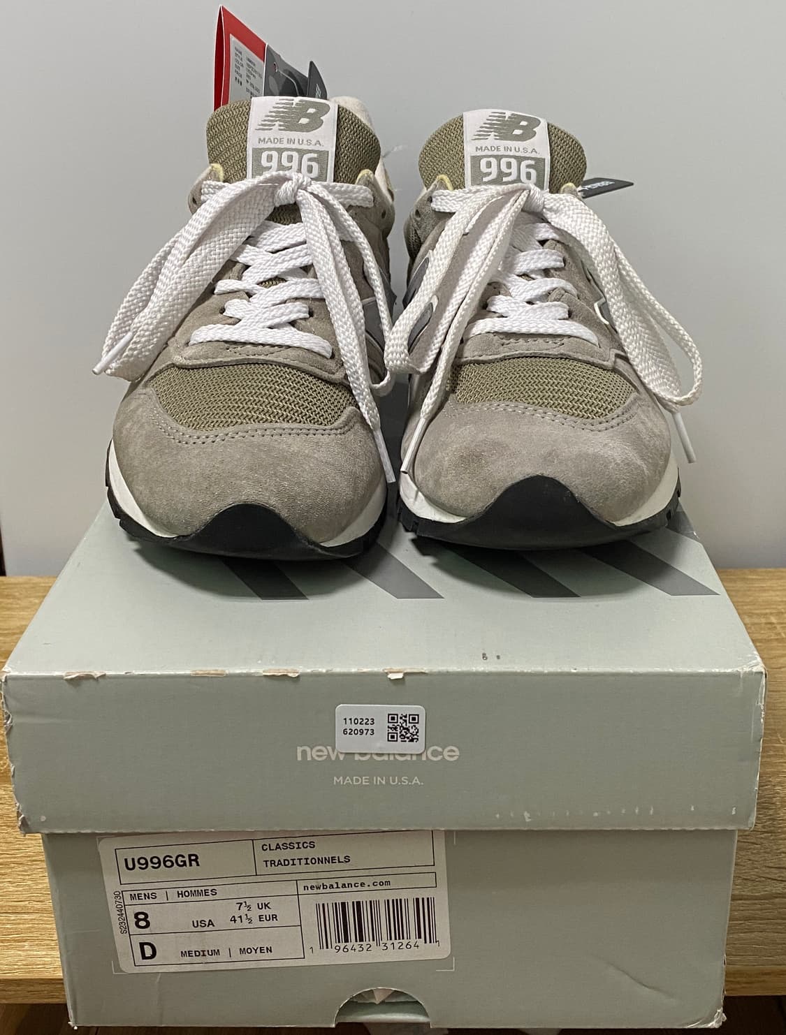 뉴발란스 996 Made In USA 그레이 260 상품이미지5