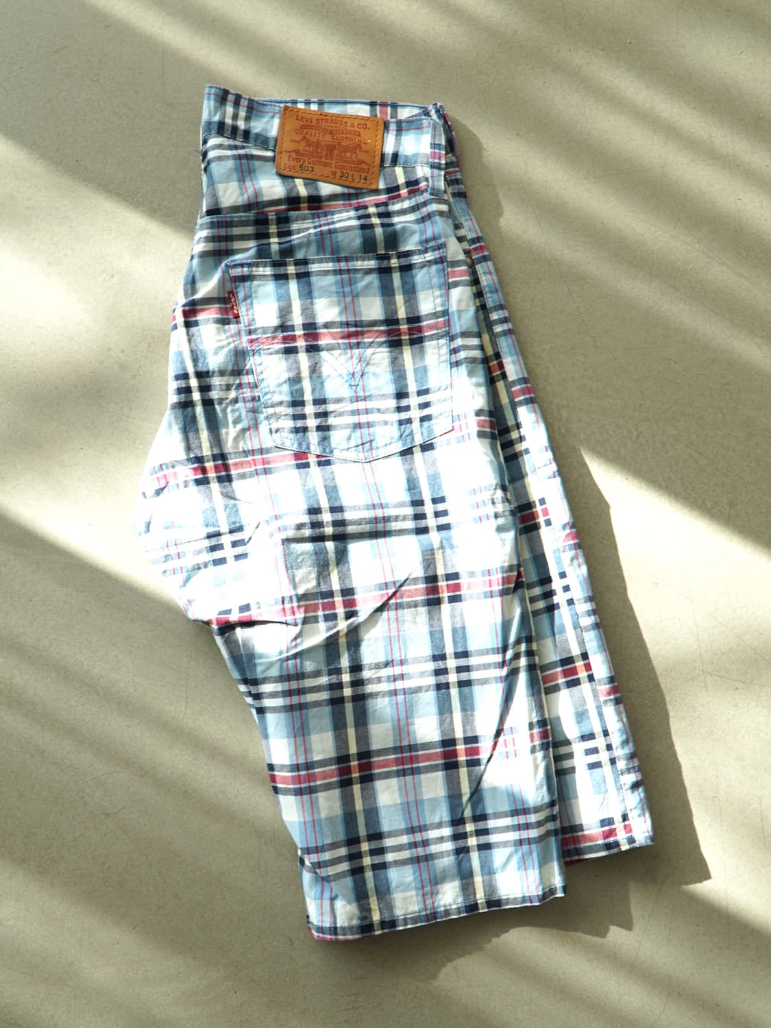 LEVI’S CHECKED SHORTS  상품이미지1