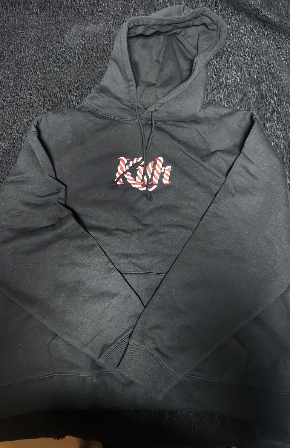 [KITH] 캔디케인 후드티 xl 블랙 상품이미지1