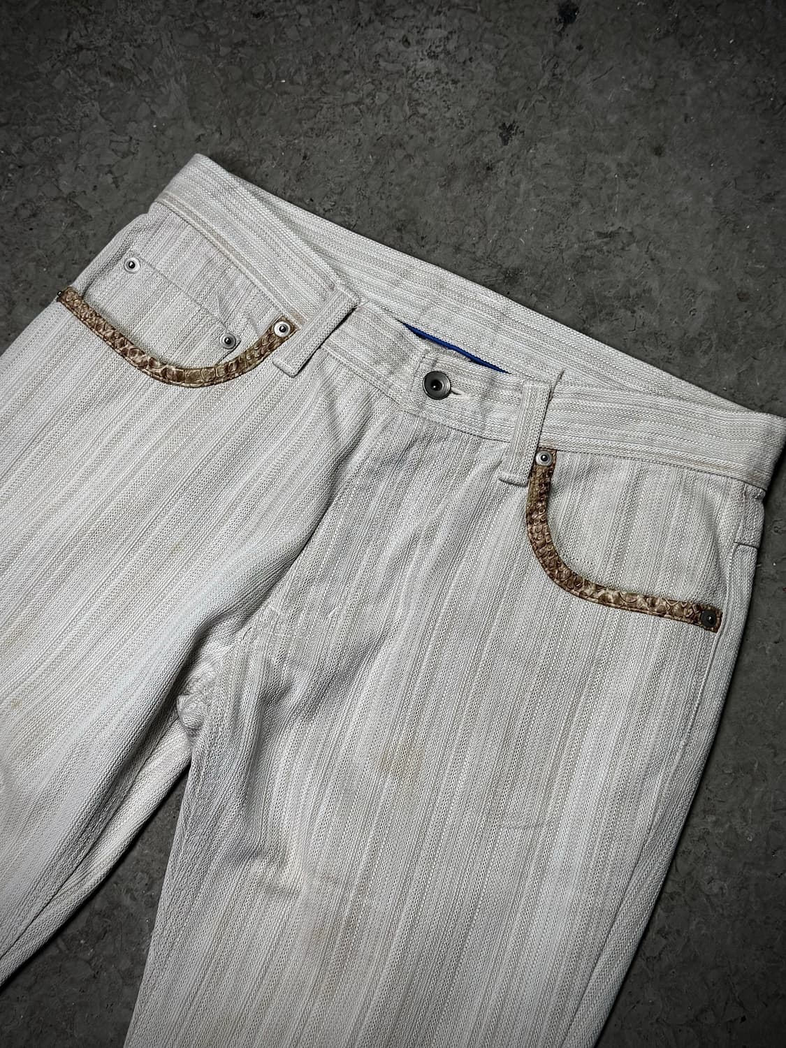Python Detail Boot-cut Pants 상품이미지5