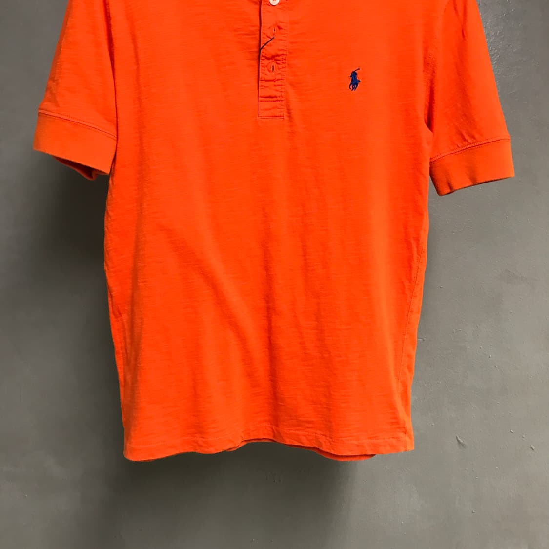 폴로 랄프로렌 헨리넥 반팔 티셔츠 오렌지 L14-16(W) 상품이미지3