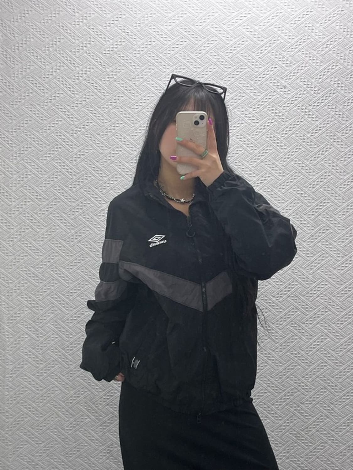 엄브로 올드스쿨 레트로 바람막이 자켓 100 C07162 상품이미지1