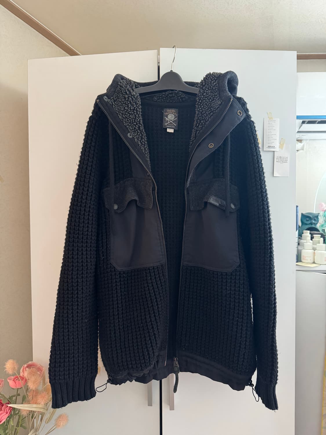 DIESEL Tricots Utility Wool Jacket 상품이미지2