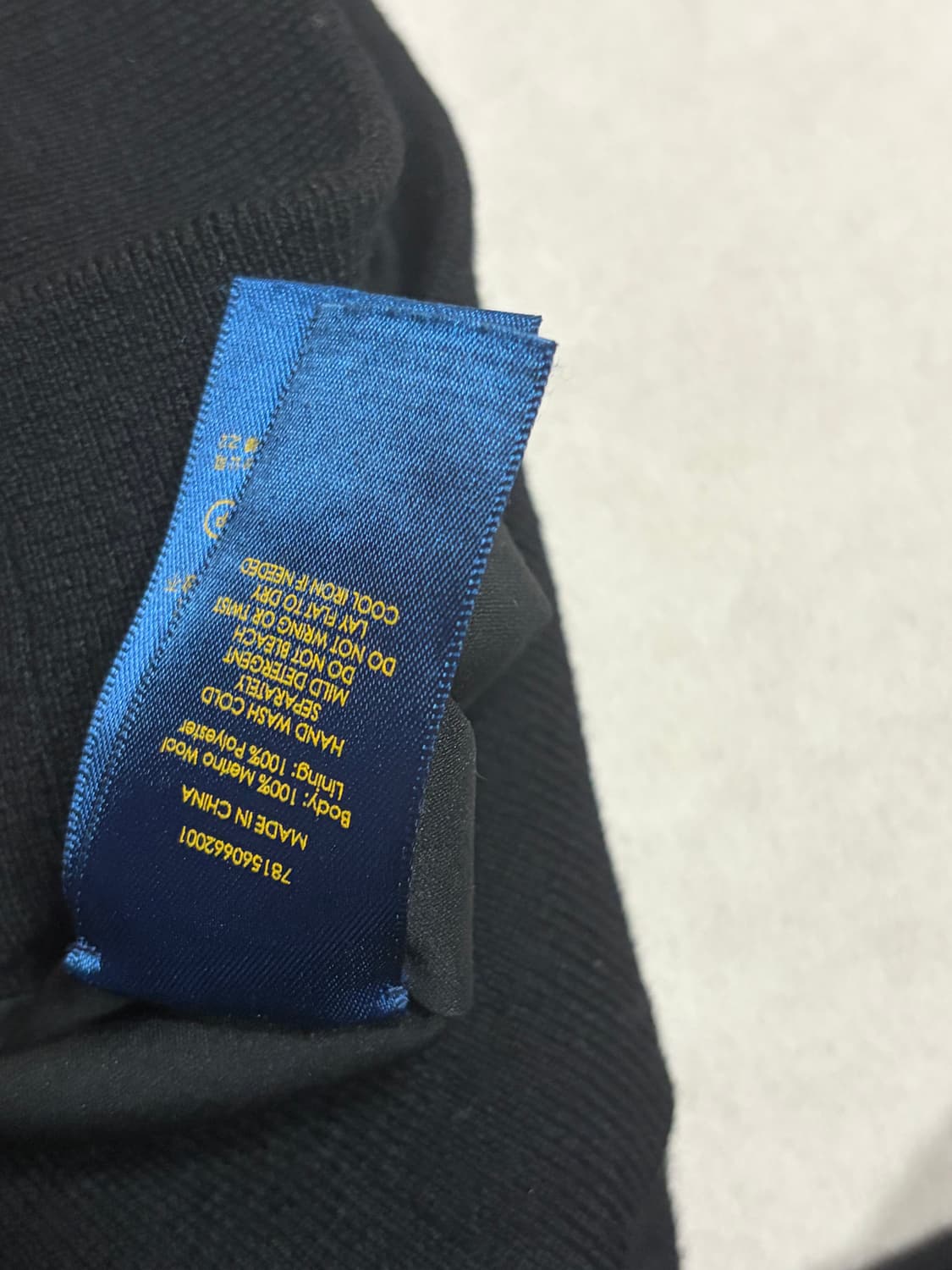 폴로 니트집업 S 상품이미지3