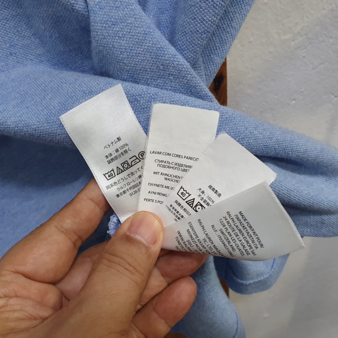 폴로 랄프로렌 반팔 카라 티(100) 상품이미지4