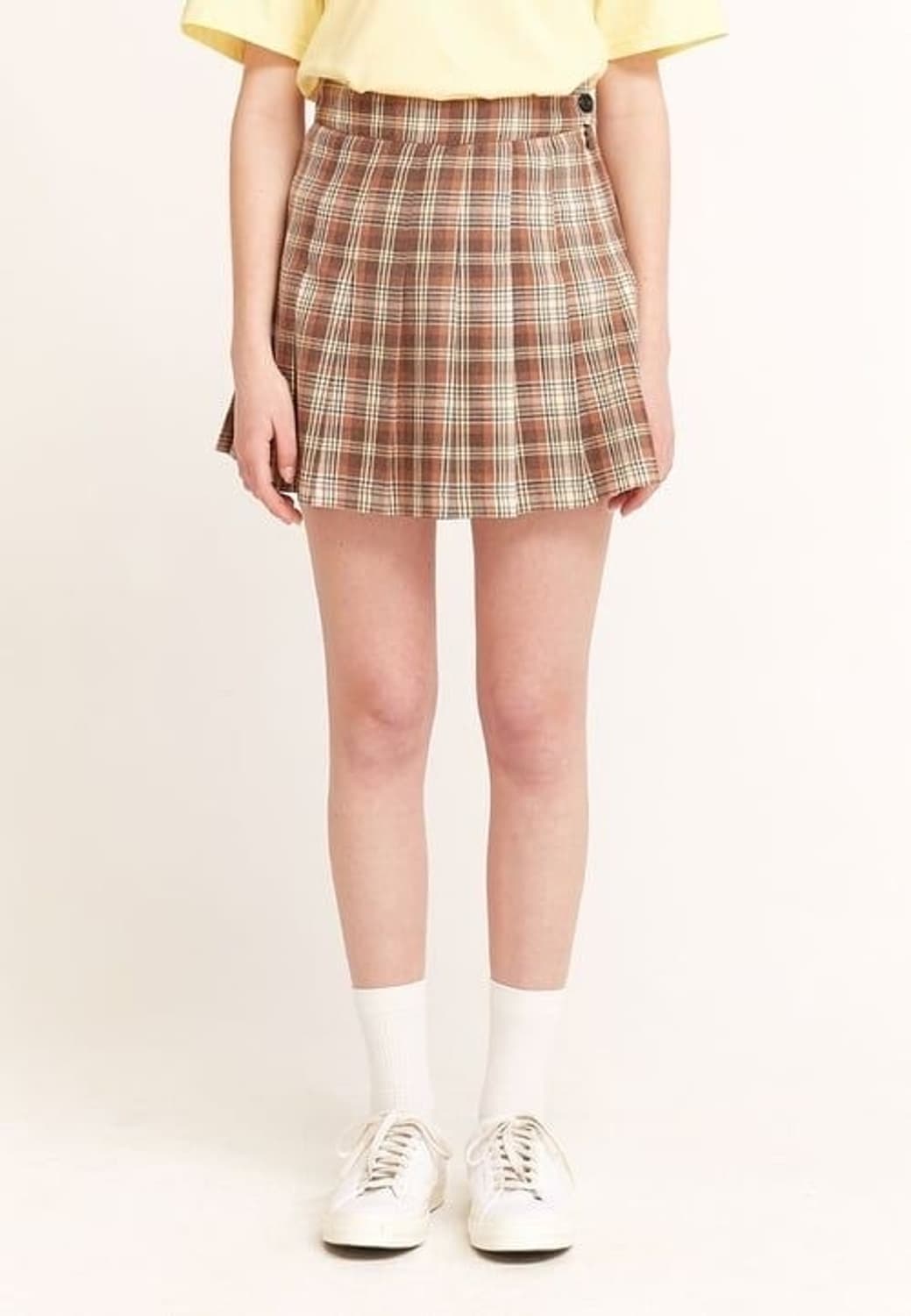 클로티 체크 테니스 미니 스커트 s사이즈 상품이미지2