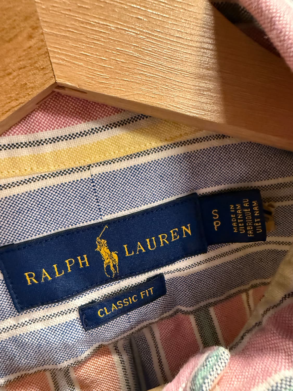 S 폴로 랄프로렌 POLO 클래식핏 멀티 스트라이프 셔츠 파스텔 상품이미지6
