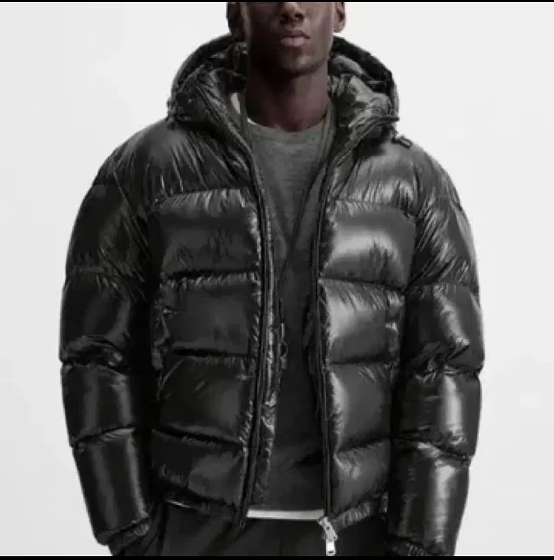 자라 유광패딩 M 상품이미지5