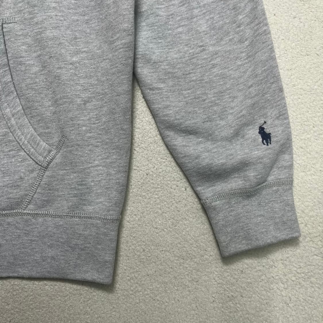 RALPH LAUREN 빅로고 후드티 그레이 L 상품이미지3