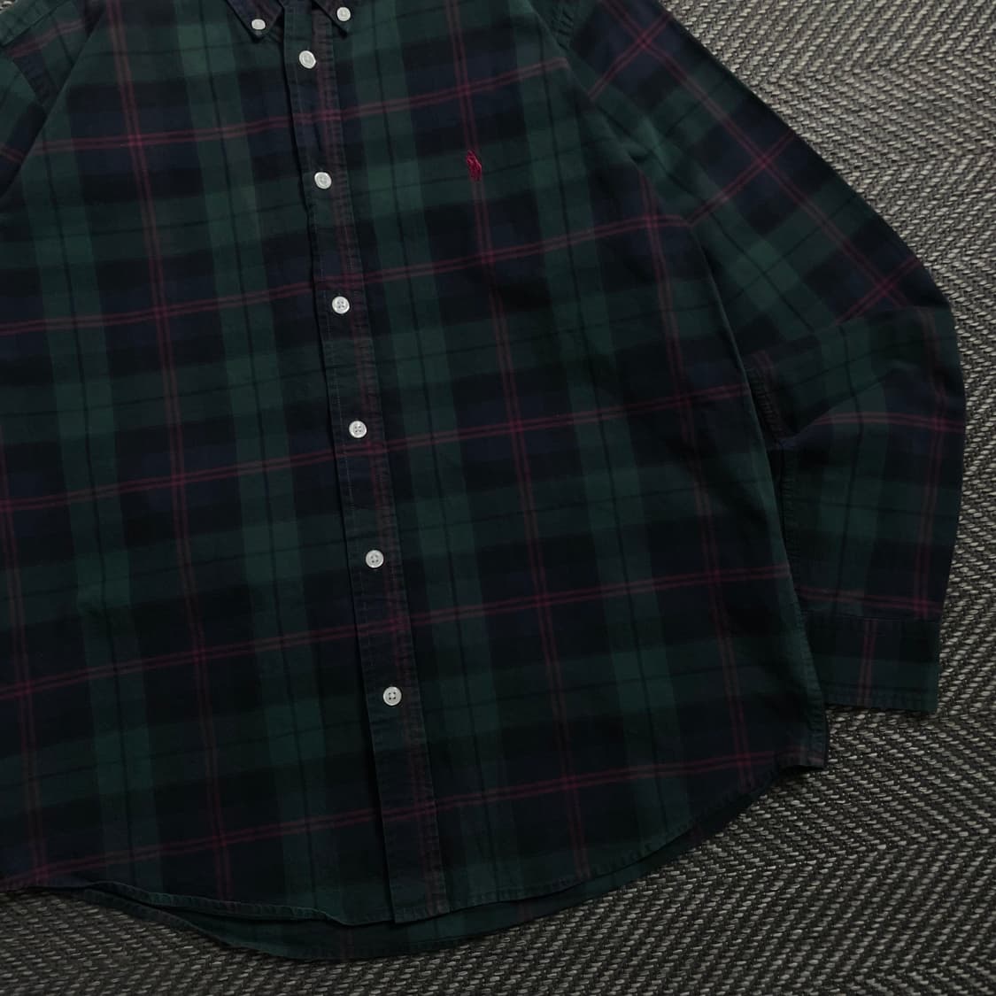 폴로 랄프로렌 체크 블럭 박시핏 셔츠o 4182 상품이미지2