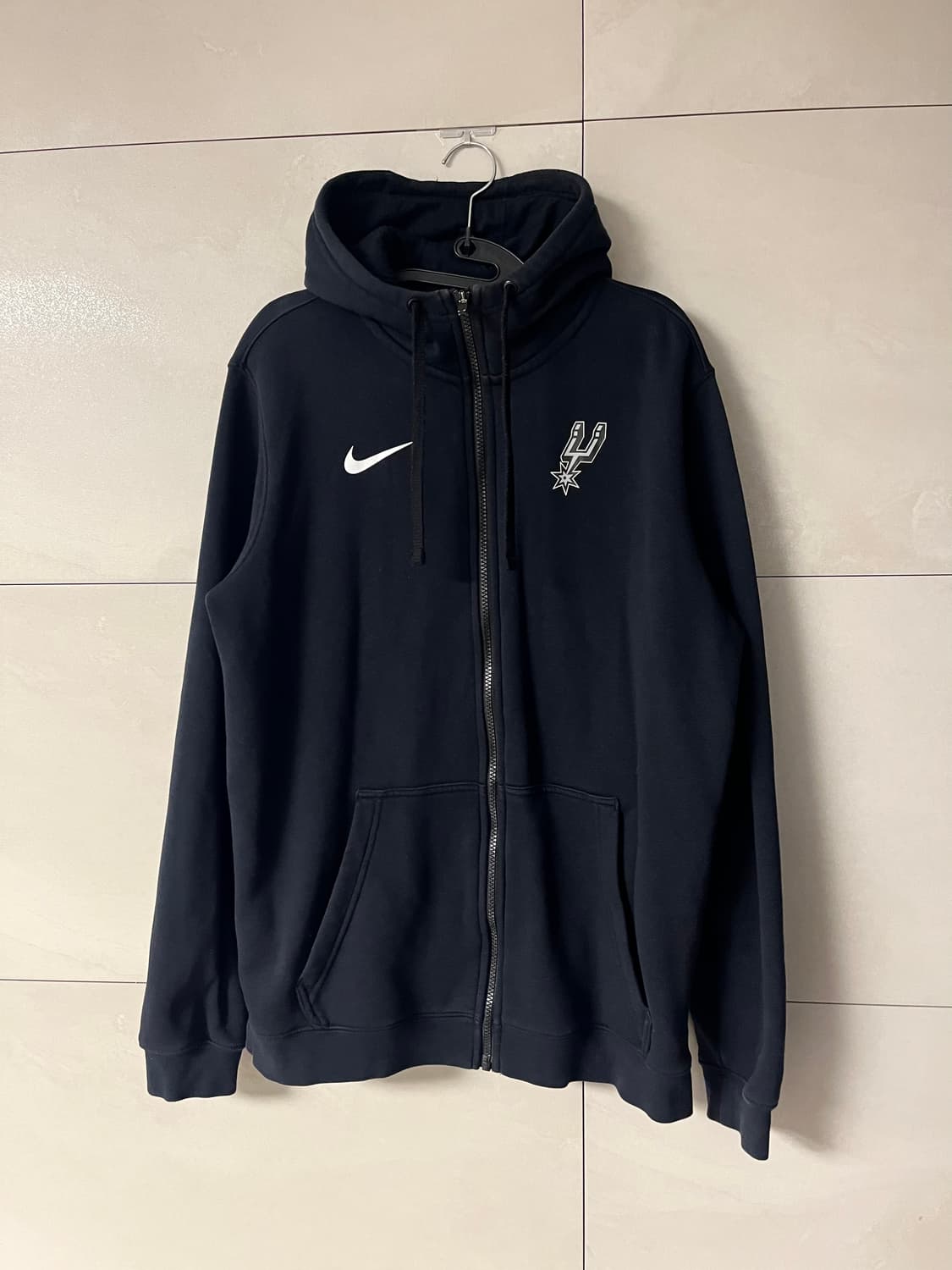 나이키xNBA 샌안토니오 스퍼스 후드집업 블랙 [L] 상품이미지3