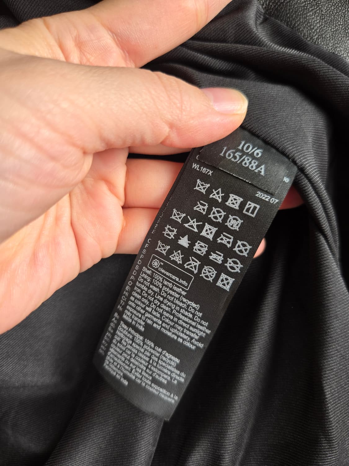 [무료배송]올세인츠 UK10 여성 발펀 양가죽 라이더 가죽 자켓 US6 상품이미지9