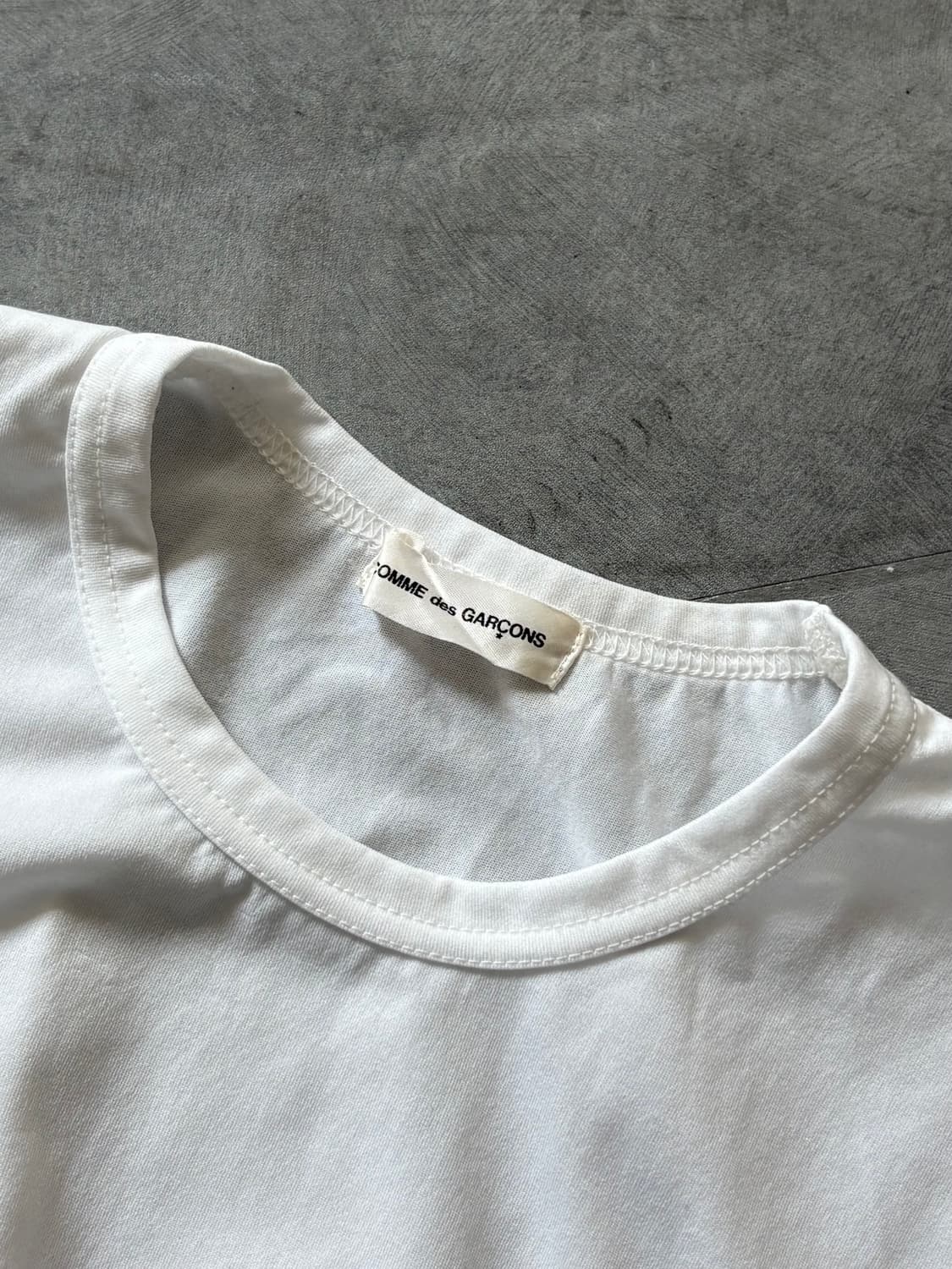 Comme des Garcons 꼼데가르송 99s 프릴 디테일 화이트 탑 상품이미지4