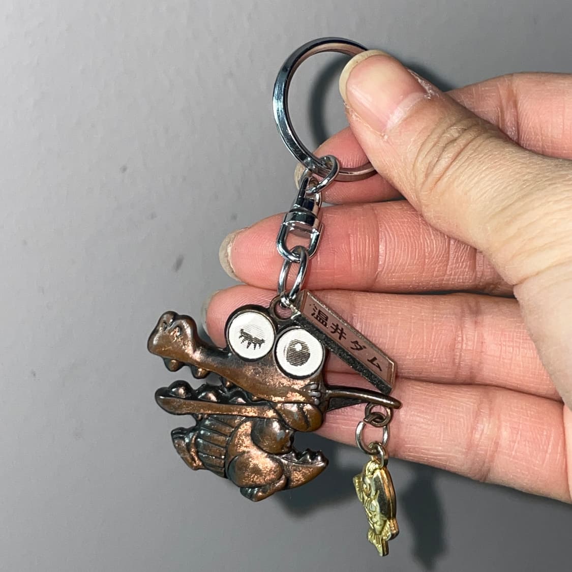 [중고] 일본 온이댐 빈티지 악어 키링 상품이미지1