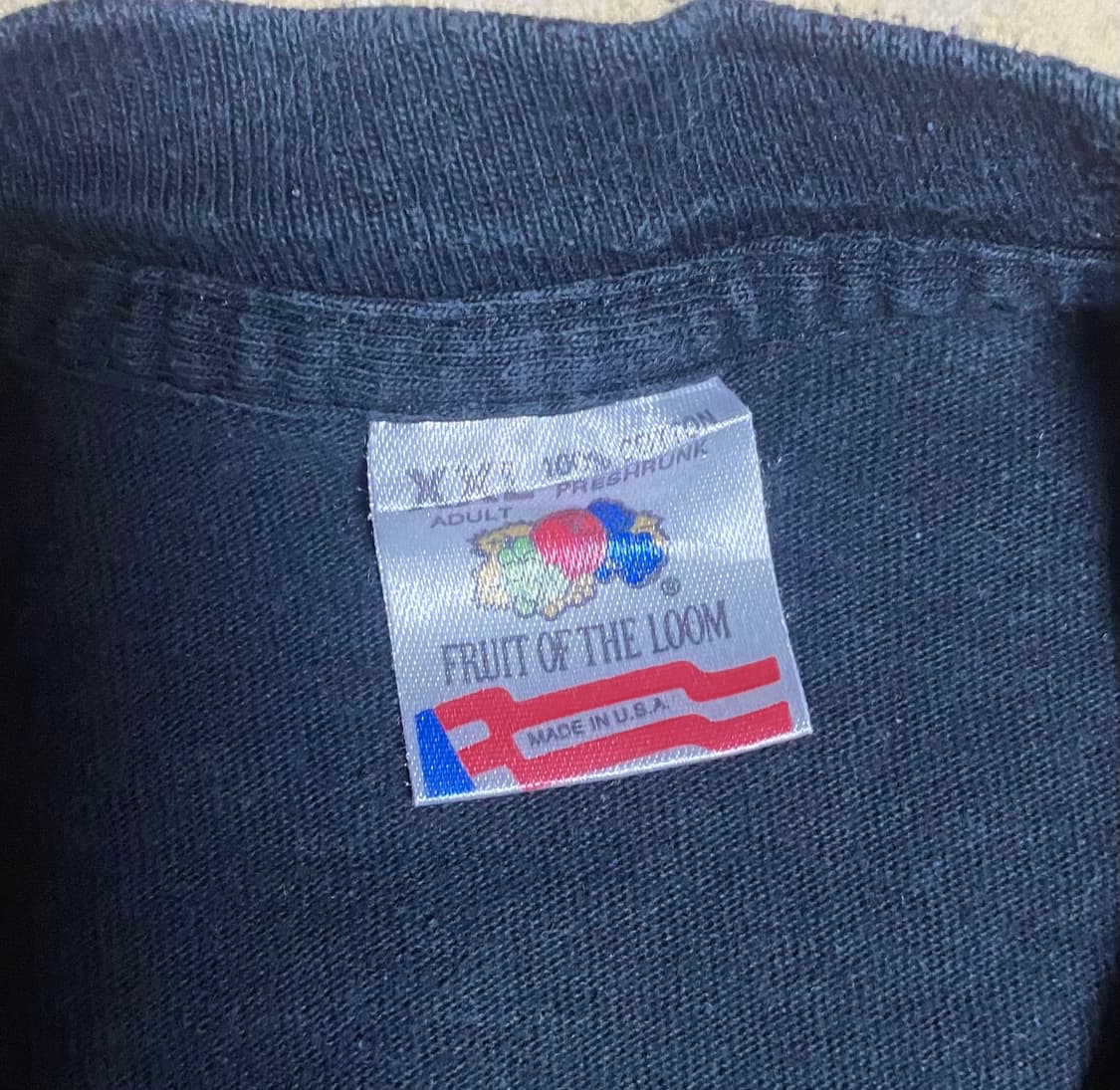 90s 프룻오브더룸 싱글스티치 usa 티셔츠 상품이미지3