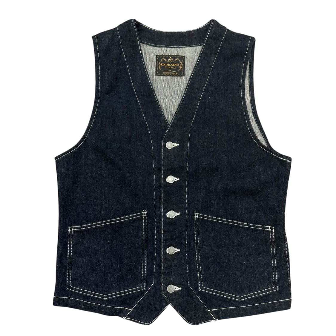 코지마진즈 데님 베스트 상품이미지1