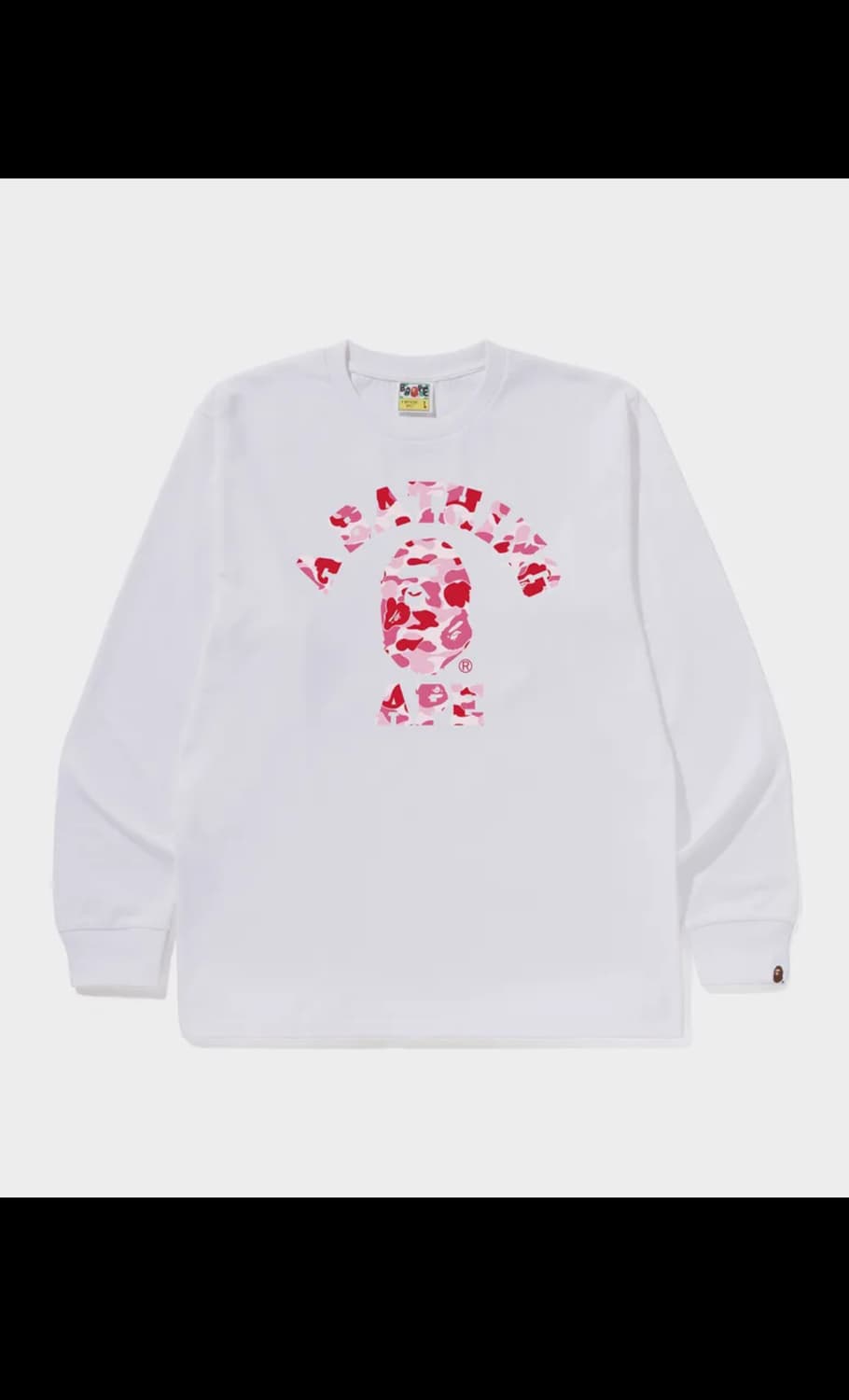 베이프 카모 콜리지 롱슬리브 상품이미지1