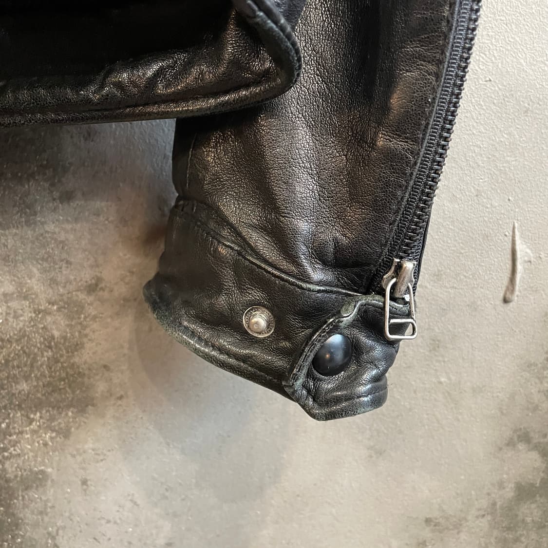 워시드 레더 자켓 상품이미지8