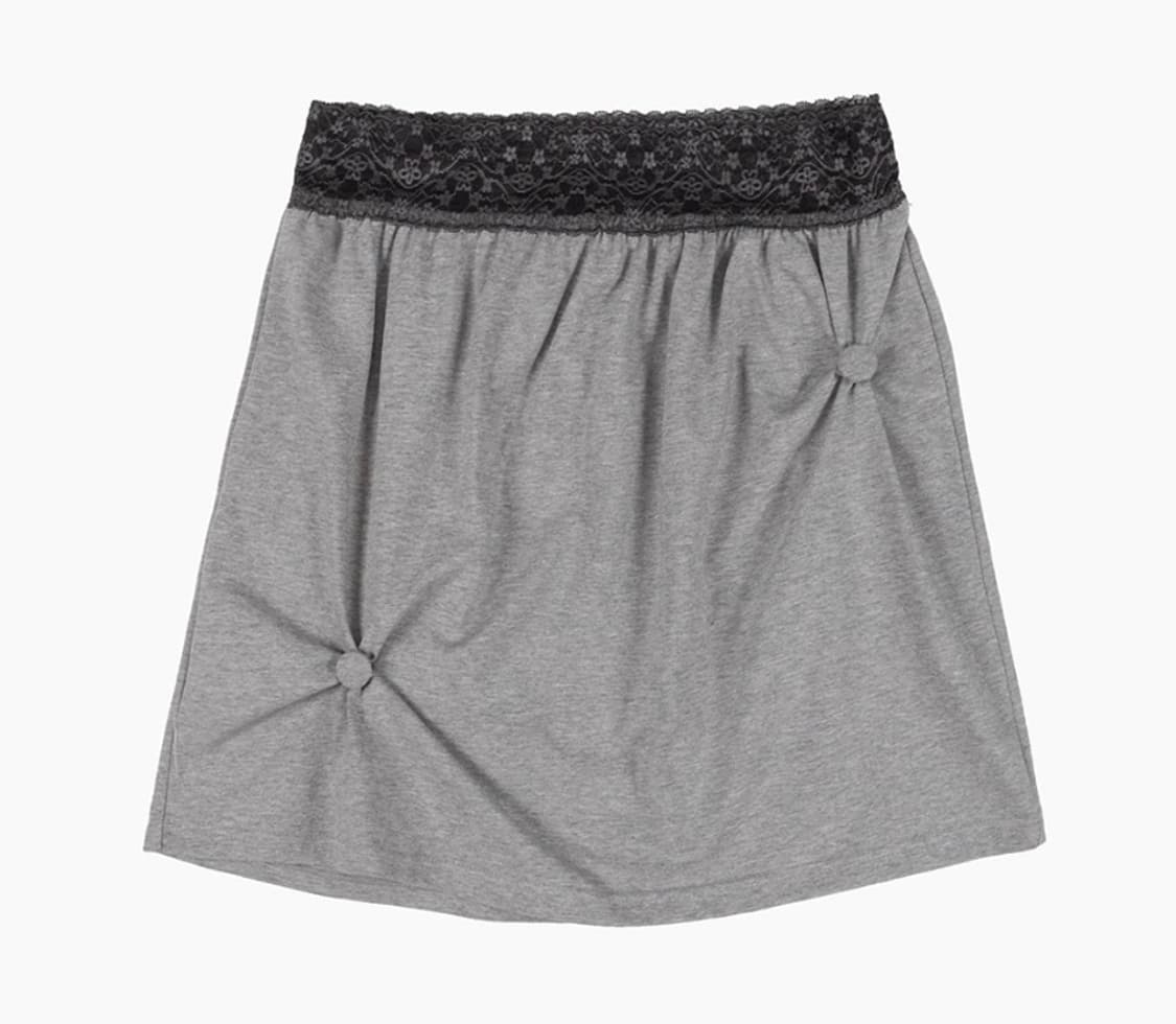 오피쉬 Lace Waist Shirring Skirt 상품이미지1
