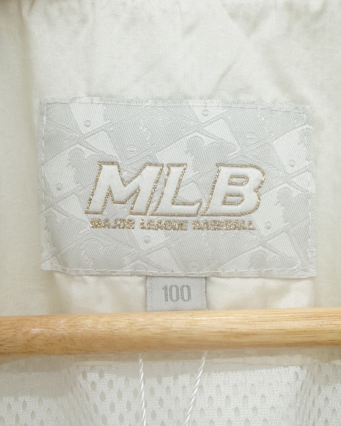 MLB 00s 시카고 화이트 삭스 사틴쉘 아이보리 집업 자켓 상품이미지7