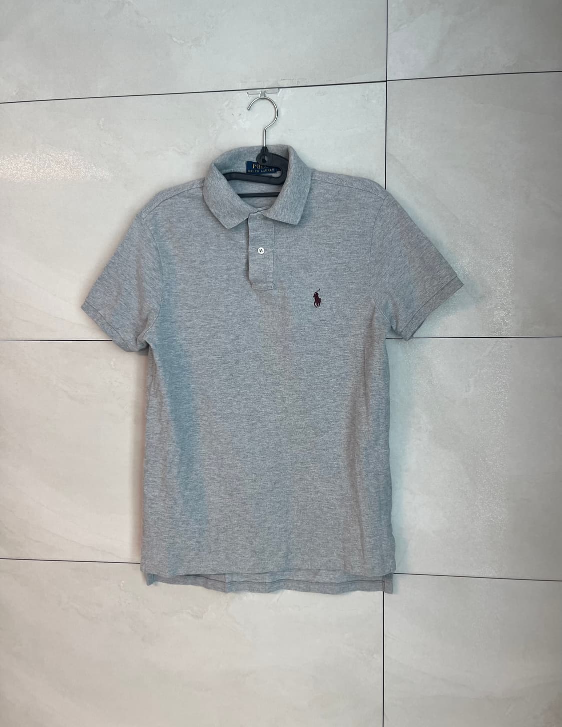 폴로 랄프로렌 반팔 카라티 그레이 [S] 상품이미지3