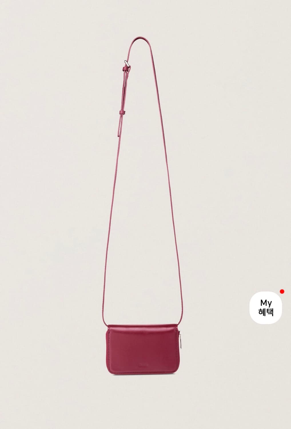 던스트 - 에센셜 미니 카드 백 (버건디) 상품이미지4