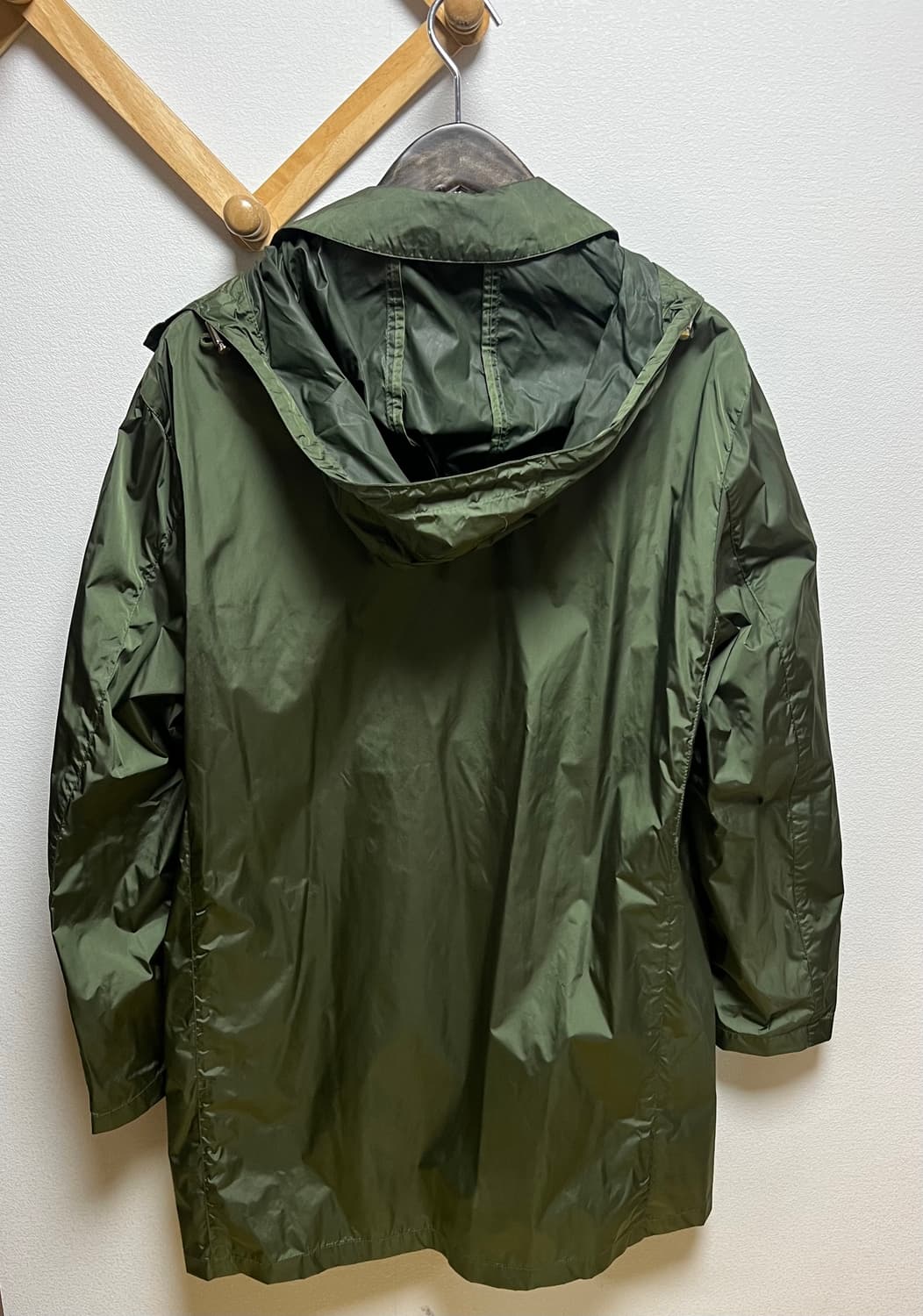 매킨토시 다크 그린 레인 코트 42사이즈 상품이미지3