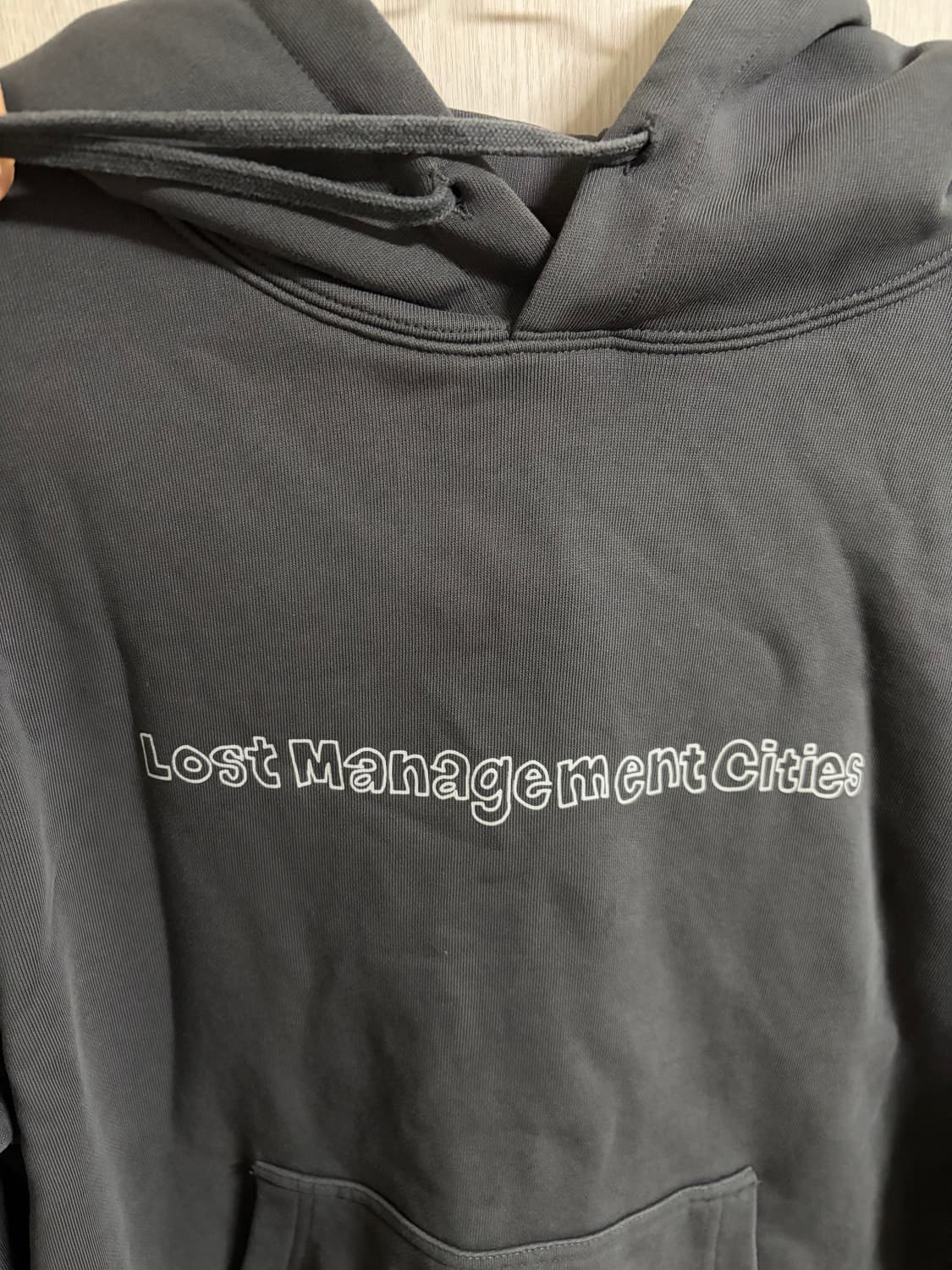 엘엠씨 후드티 차콜 s 상품이미지7