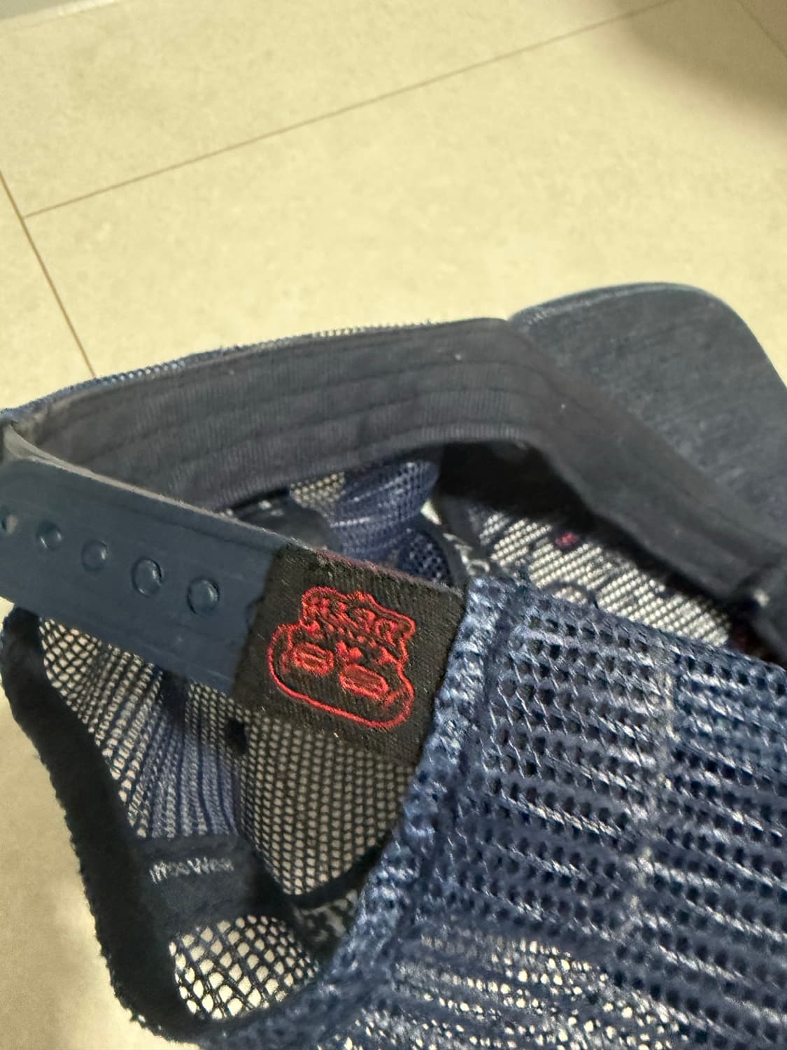 에드하디 큐빅 캡모자 데님 해골 펑크  상품이미지4