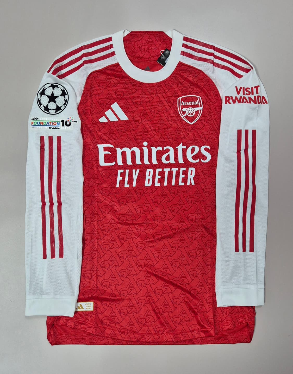 25-26 아스날 홈 11번 마르티넬리 긴팔 유니폼 L사이즈 상품이미지2