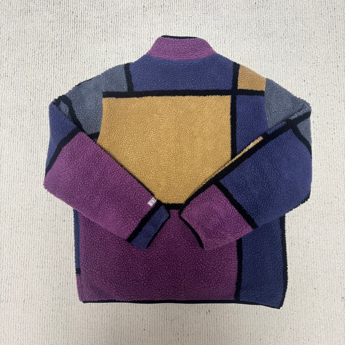 Supreme 슈프림 20fw 리버시블 컬러블럭 플리스 자켓 퍼플 L 상품이미지3