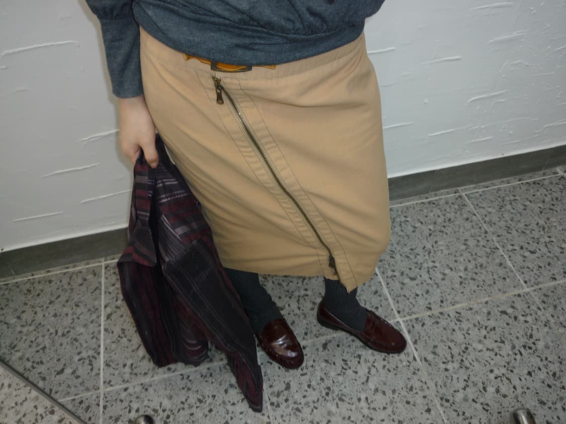 zipper midi skirt 상품이미지3