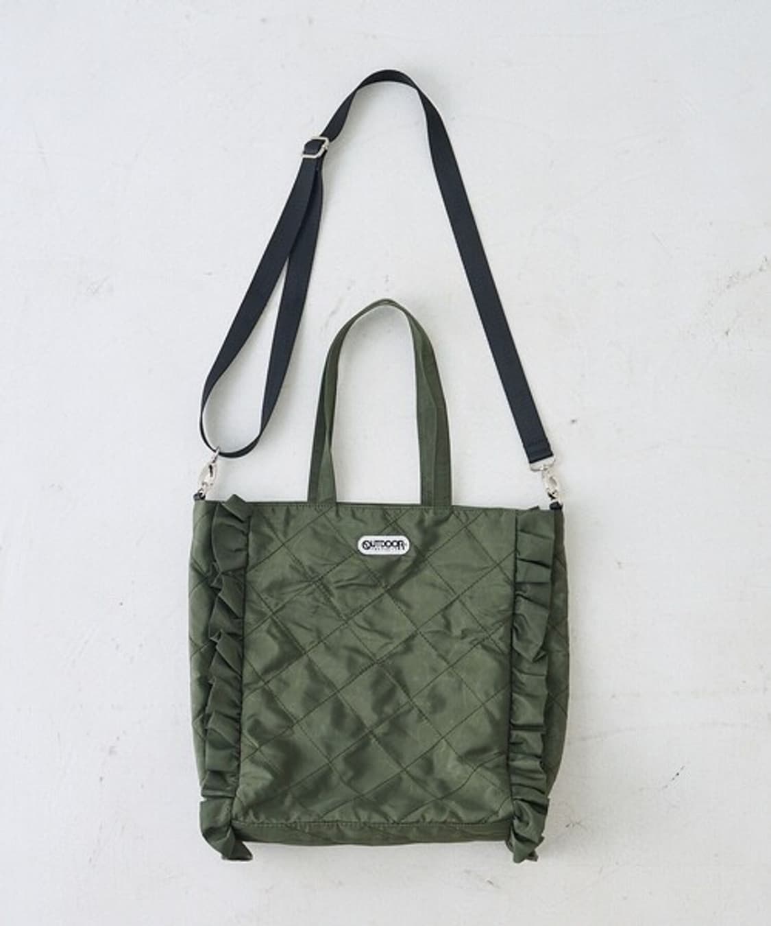 프릭스스토어 x 아웃도어 프로덕트 퀄팅 프릴 토트백 상품이미지6