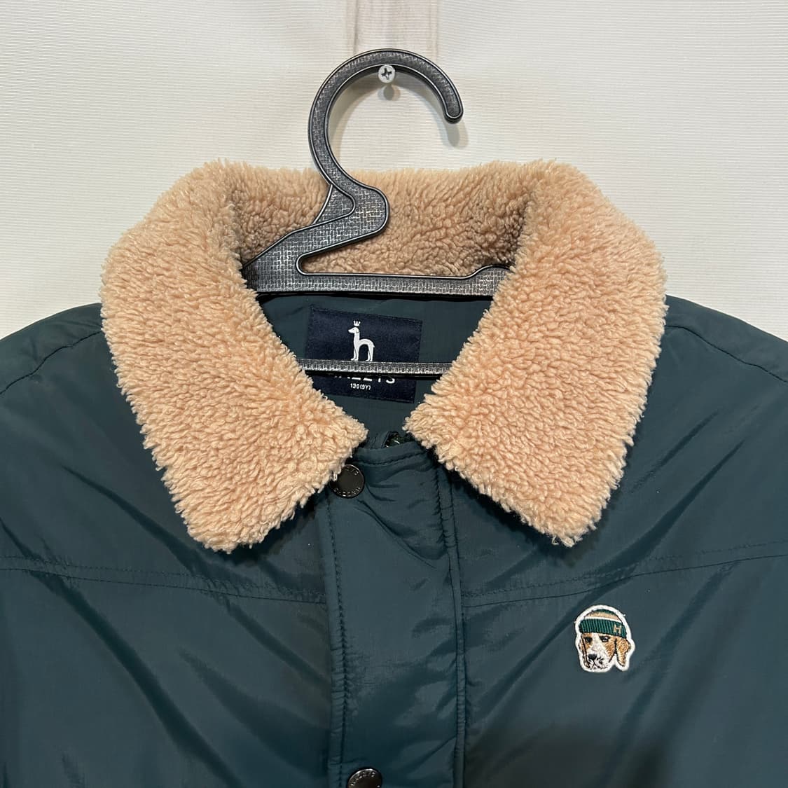 헤지스 2021 키즈 오리털 패딩 130 상태최상 상품이미지2