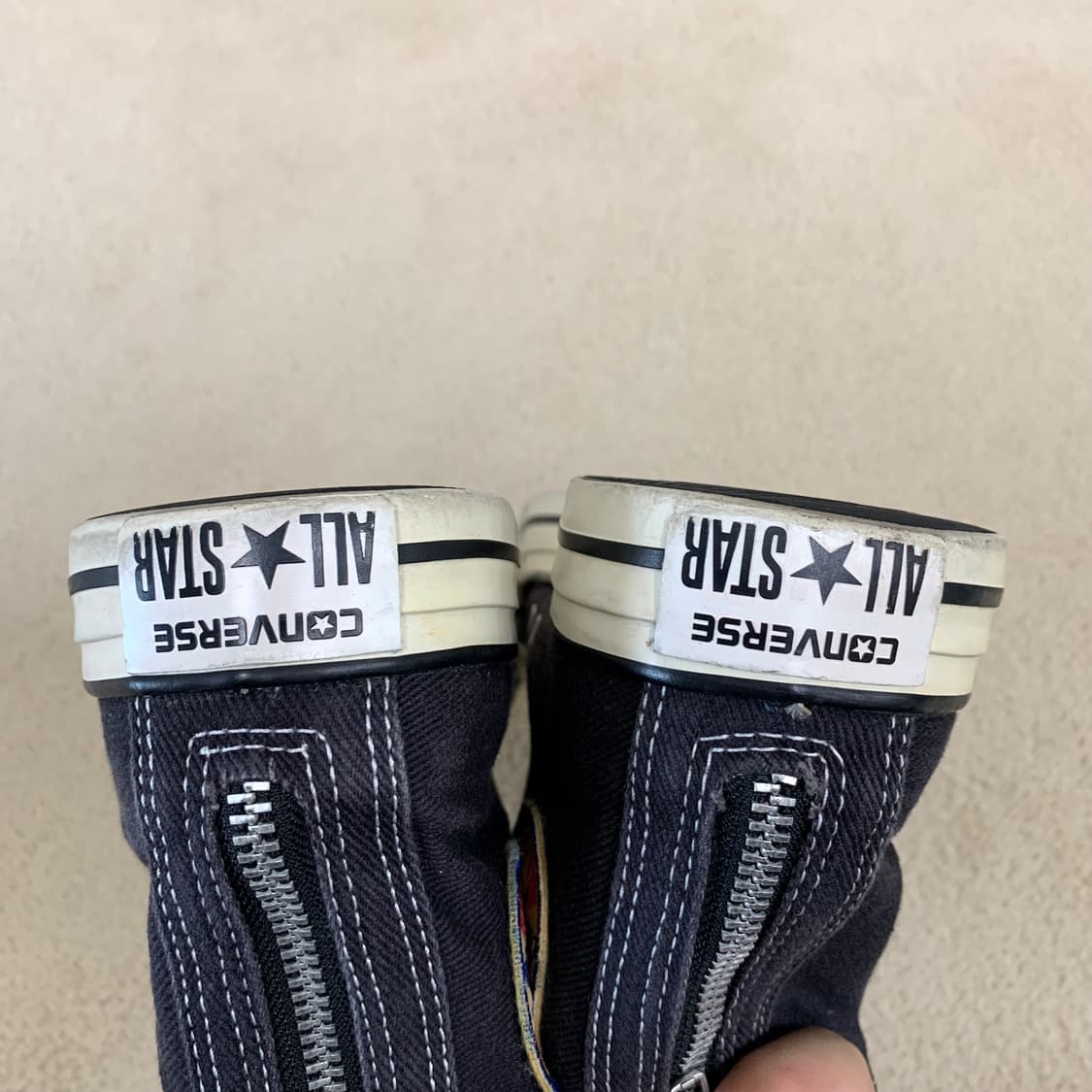 컨버스 올스타 하이 백지퍼(270/블랙) 스니커즈 캔버스화 남자운동화 상품이미지8