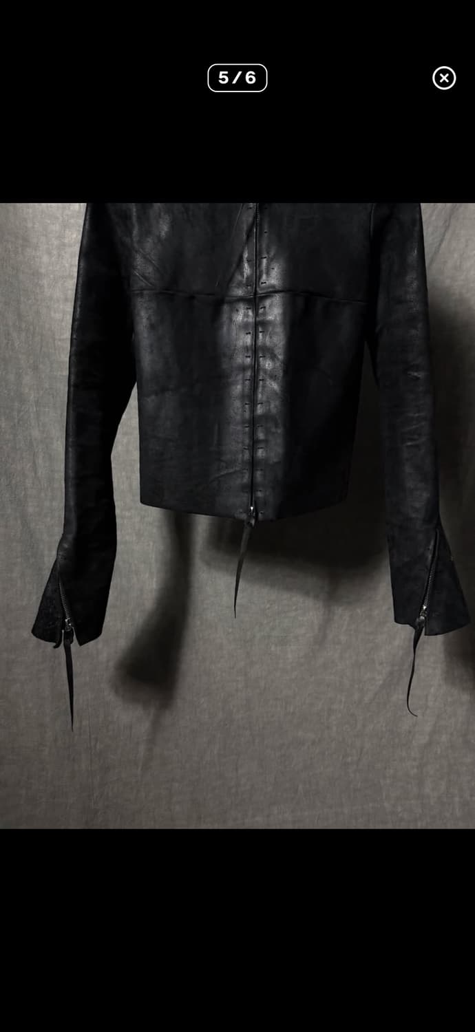 m.a+ Cross Seam Horse Leather Jacket 상품이미지5