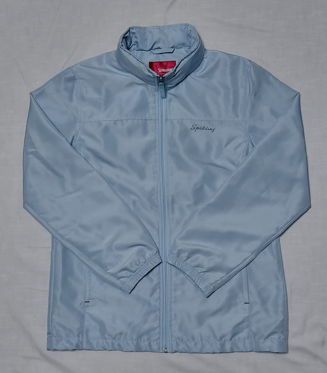 [L] 스팔딩(Spalding) 정품 메쉬 바람막이 - 산뜻한 소라색 상품이미지2