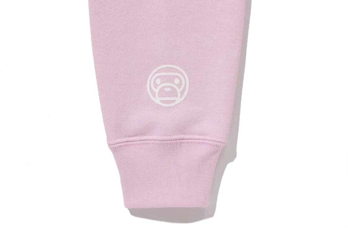 베이프 여성용 M 크리스탈  베이비 마일로 샤크 크롭 풀 집 더블 후 상품이미지7