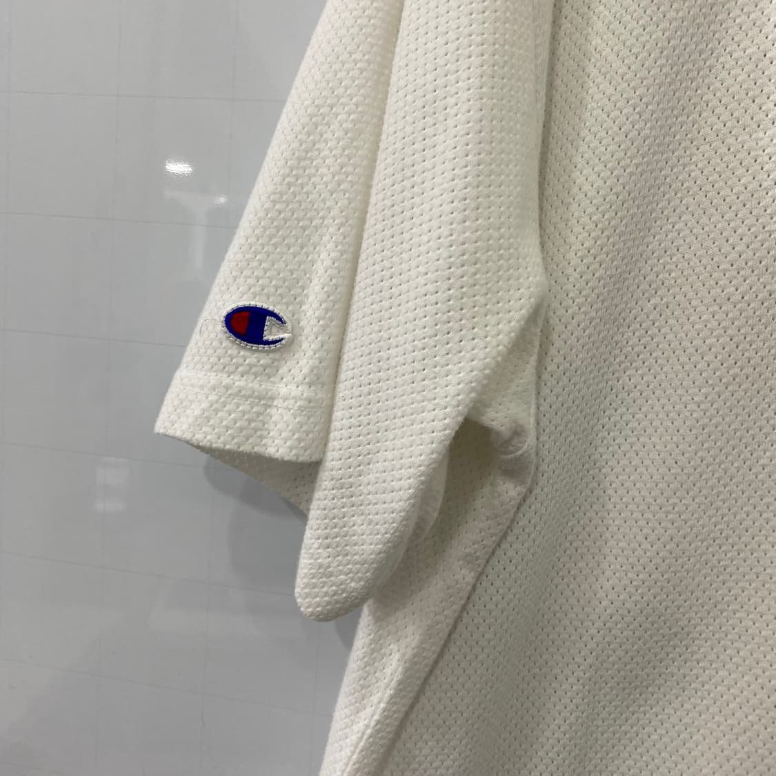 챔피온 메쉬 빅로고 반팔티셔츠(XL) 상품이미지5