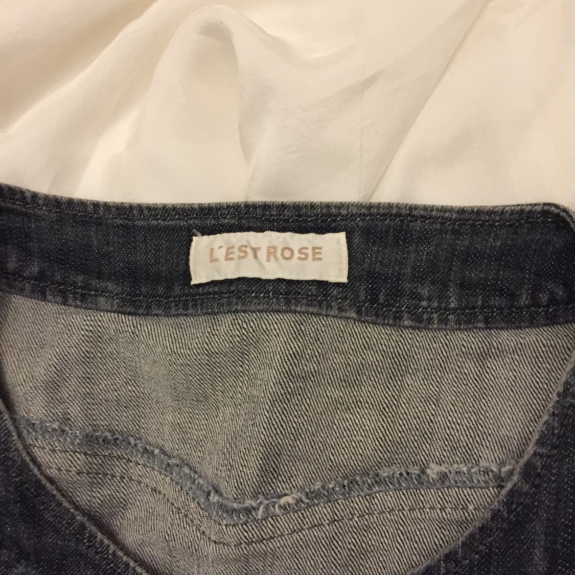 L’est Rose 레스트로즈 로걀 모리걸 데님 볼레로 숏자켓 상품이미지2